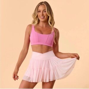 NWT! Blogilates Target X Popflex Viral Taylor Swift Ballerina Skort Light Pink S